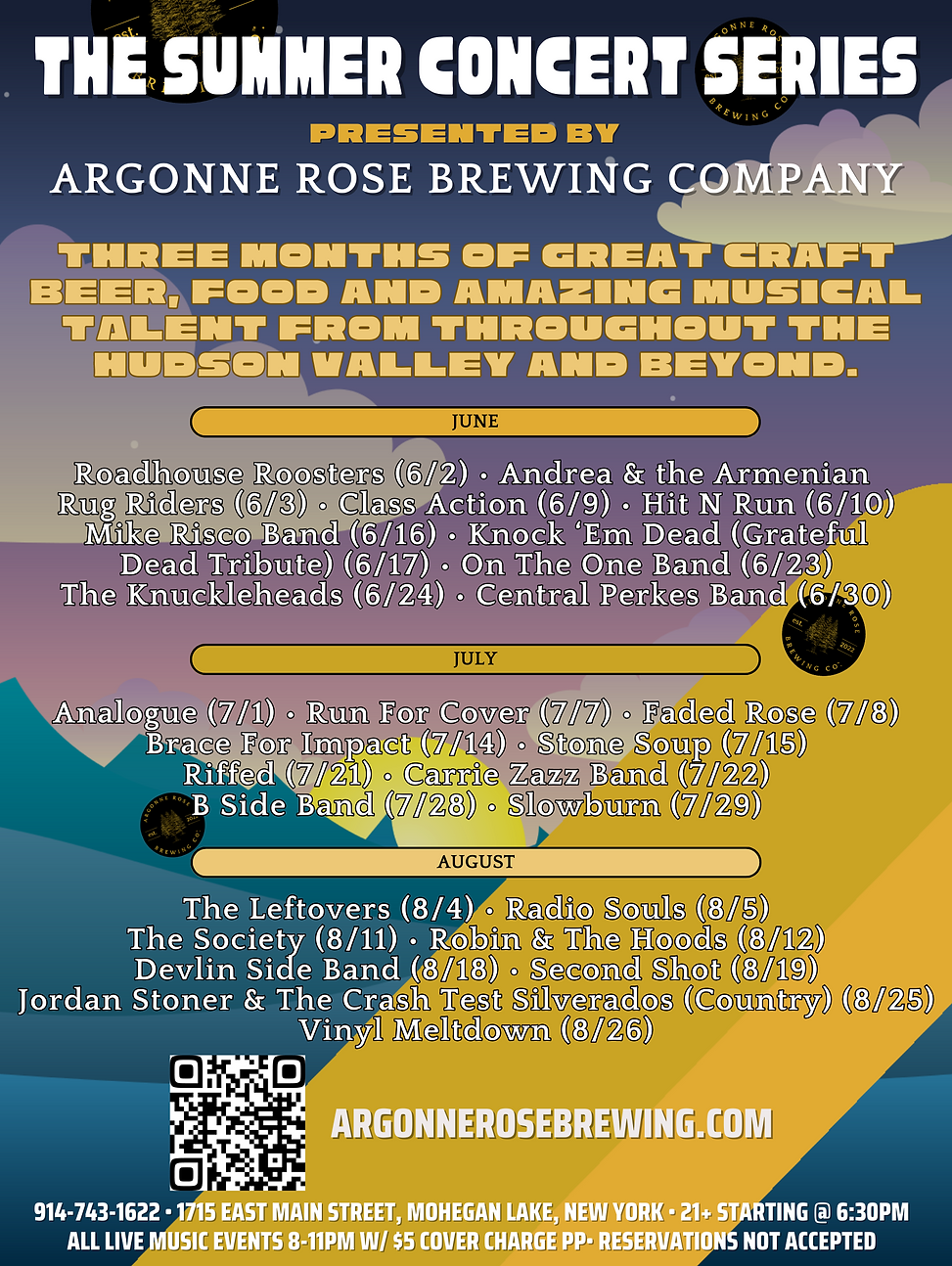 CALENDAR OF EVENTS Argonne Rose Brewing